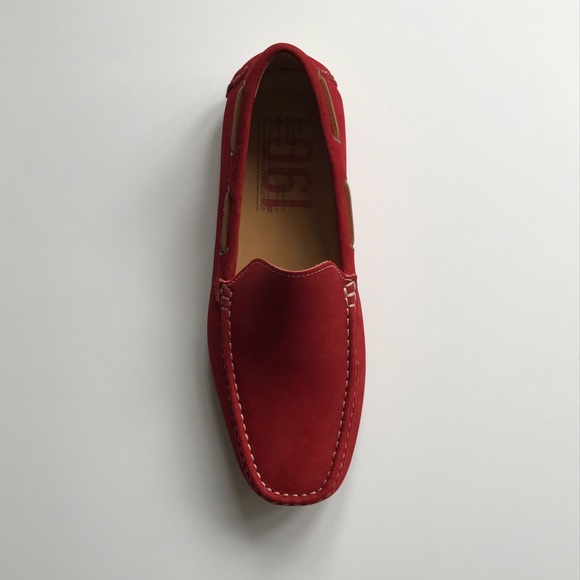 Red Leather Loafers - Picture 2 of 6